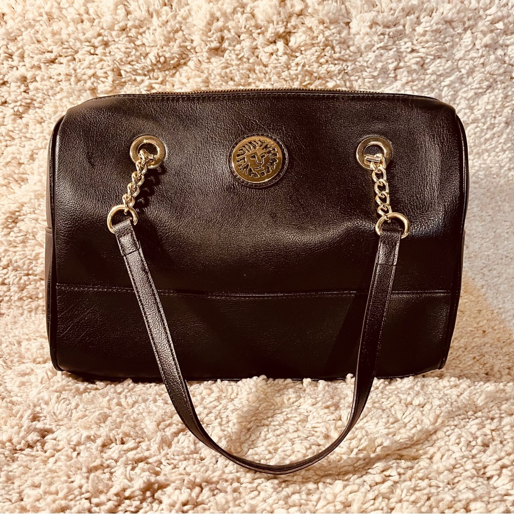 Anne Klein Black Dome Bag